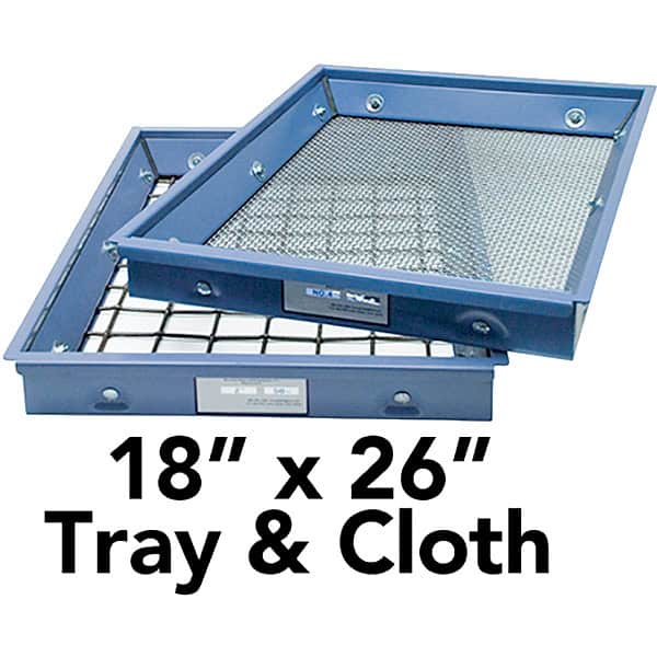 Screen Tray & Cloth, 18″ x 26″ (457 x 660mm)