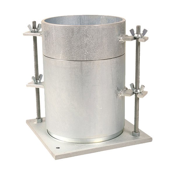 CBR Mold with Solid Base, 6″